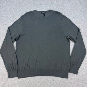 James Perse Cotton Nylon Crewneck Pullover Sweater Mens 2 (Medium) Gray MFCF3647